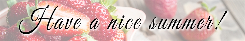 Have a nice summer