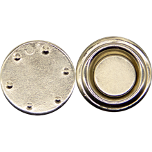 Round Magnet, Metal/Plastic <br> Article.no A0019-E