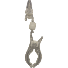 Price tag holder, low edge, clamp <br> Article.no B0036